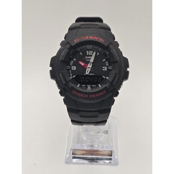 Casio G-Shock G-100 Watch Sport Matte Black Resin 200M WR Tactical Military Work main image 8